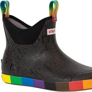 XTRATUFF Gay Pride Black Boots – Mens 9 / Wm’s 10
